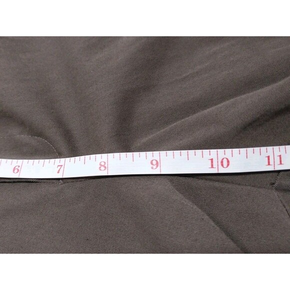 Dockers Ideal Fit Chino Metro Pants Women Size 16 Medium Brown Pockets Comfy Mom - Picture 9 of 13